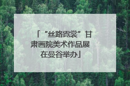 “丝路霓裳”甘肃画院美术作品展在曼谷举办