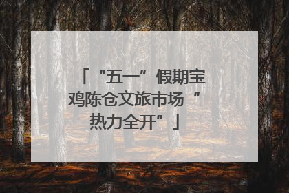“五一”假期宝鸡陈仓文旅市场“热力全开”