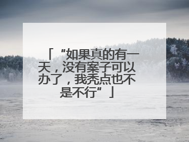“如果真的有一天，没有案子可以办了，我秃点也不是不行”