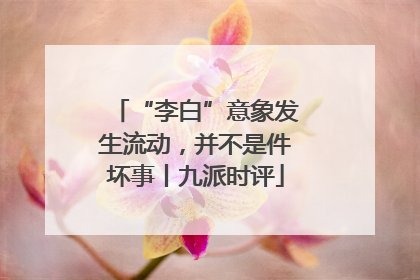 “李白”意象发生流动，并不是件坏事丨九派时评