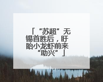 “苏超”无锡首胜后，盱眙小龙虾前来“助兴”