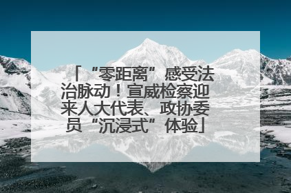 “零距离”感受法治脉动！宣威检察迎来人大代表、政协委员“沉浸式”体验