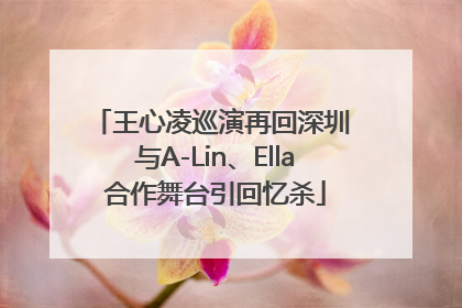 王心凌巡演再回深圳 与A-Lin、Ella合作舞台引回忆杀
