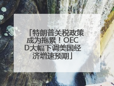 特朗普关税政策成为拖累！OECD大幅下调美国经济增速预期