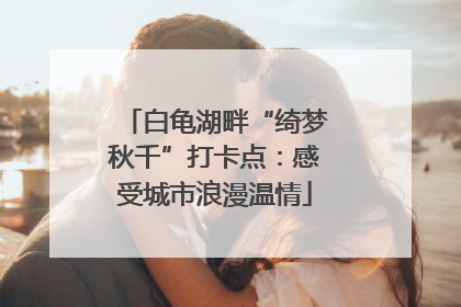 白龟湖畔“绮梦秋千”打卡点：感受城市浪漫温情