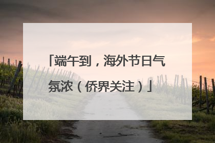 端午到，海外节日气氛浓（侨界关注）