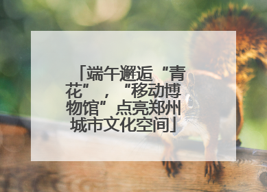 端午邂逅“青花”，“移动博物馆”点亮郑州城市文化空间