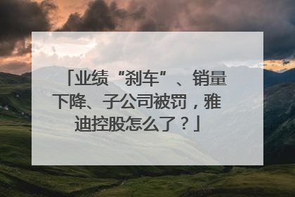 业绩“刹车”、销量下降、子公司被罚，雅迪控股怎么了？