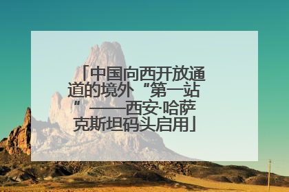 中国向西开放通道的境外“第一站”——西安·哈萨克斯坦码头启用