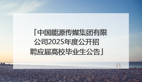 中国能源传媒集团有限公司2025年度公开招聘应届高校毕业生公告