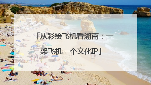 从彩绘飞机看湖南：一架飞机一个文化IP