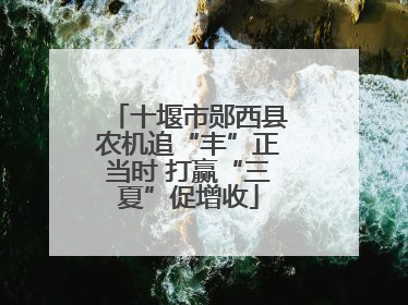 十堰市郧西县农机追“丰”正当时 打赢“三夏”促增收