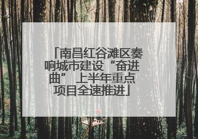 南昌红谷滩区奏响城市建设“奋进曲” 上半年重点项目全速推进