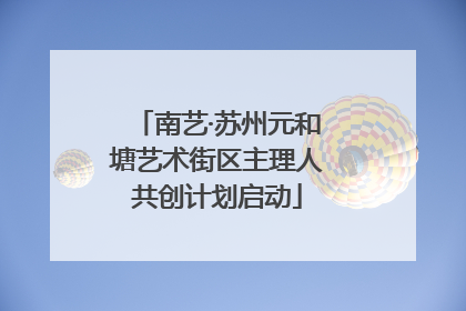 南艺·苏州元和塘艺术街区主理人共创计划启动