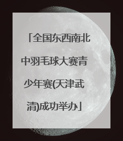 全国东西南北中羽毛球大赛青少年赛(天津武清)成功举办