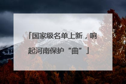国家级名单上新，响起河南保护“曲”