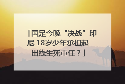 国足今晚“决战”印尼 18岁少年承担起出线生死重任？