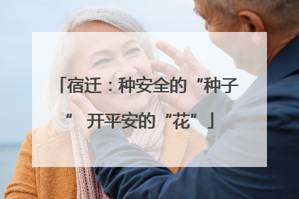 宿迁：种安全的“种子” 开平安的“花”