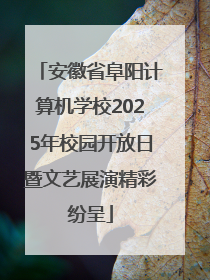安徽省阜阳计算机学校2025年校园开放日暨文艺展演精彩纷呈