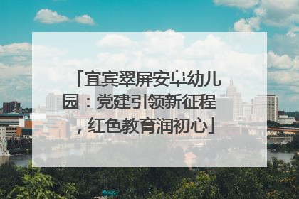 宜宾翠屏安阜幼儿园：党建引领新征程，红色教育润初心