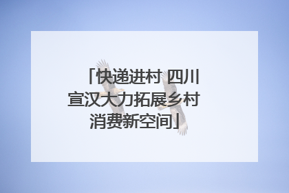 快递进村 四川宣汉大力拓展乡村消费新空间