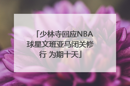 少林寺回应NBA球星文班亚马闭关修行 为期十天