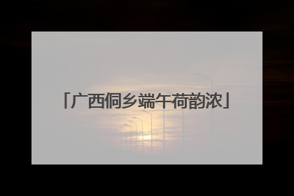 广西侗乡端午荷韵浓