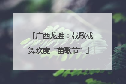 广西龙胜：载歌载舞欢度“苗歌节”