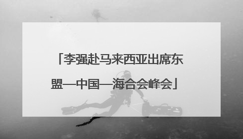 李强赴马来西亚出席东盟—中国—海合会峰会