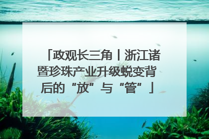 政观长三角丨浙江诸暨珍珠产业升级蜕变背后的“放”与“管”