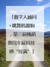 数字人顾问+跳舞机器狗，第三届槐荫惠民车展科技感“拉满”