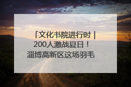 文化书院进行时｜200人激战夏日！淄博高新区这场羽毛球比赛太酷