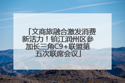 文商旅融合激发消费新活力！镇江润州区参加长三角C9+联盟第五次联席会议