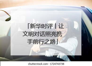 新华时评丨让文明对话照亮携手前行之路