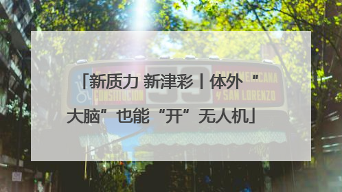 新质力 新津彩丨体外“大脑”也能“开”无人机