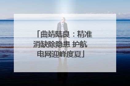 曲靖陆良：精准消缺除隐患 护航电网迎峰度夏