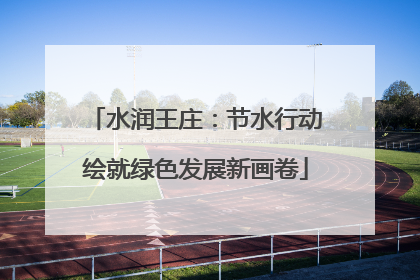 水润王庄：节水行动绘就绿色发展新画卷