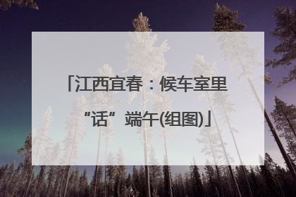 江西宜春：候车室里“话”端午(组图)