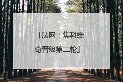 法网：焦科维奇晋级第二轮