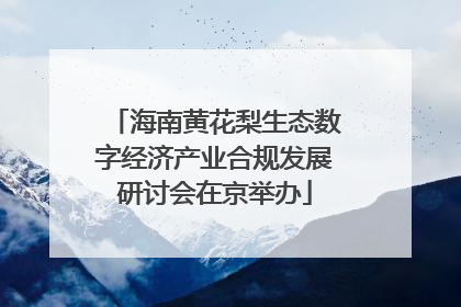 海南黄花梨生态数字经济产业合规发展研讨会在京举办