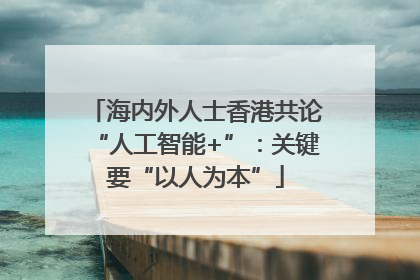 海内外人士香港共论“人工智能+”：关键要“以人为本”