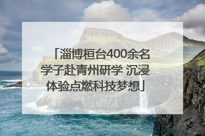 淄博桓台400余名学子赴青州研学 沉浸体验点燃科技梦想