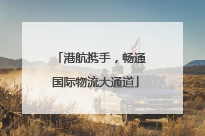 港航携手，畅通国际物流大通道
