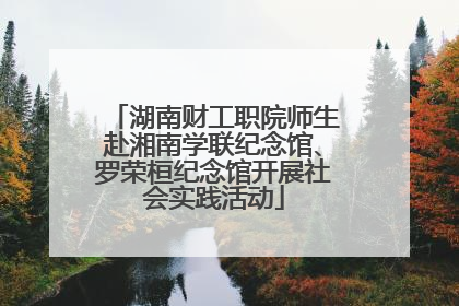 湖南财工职院师生赴湘南学联纪念馆、罗荣桓纪念馆开展社会实践活动