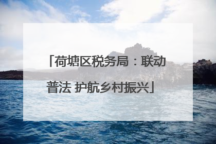 荷塘区税务局：联动普法 护航乡村振兴