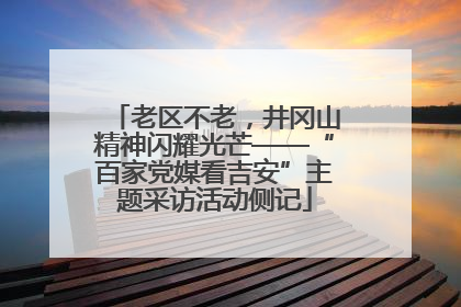 老区不老，井冈山精神闪耀光芒——“百家党媒看吉安”主题采访活动侧记