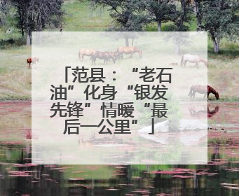 范县：“老石油”化身“银发先锋”情暖“最后一公里”