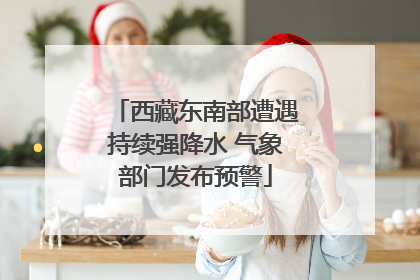 西藏东南部遭遇持续强降水 气象部门发布预警