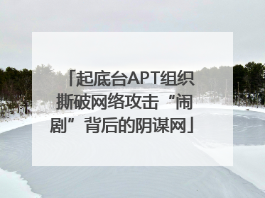 起底台APT组织 撕破网络攻击“闹剧”背后的阴谋网