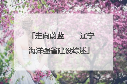 走向蔚蓝——辽宁海洋强省建设综述